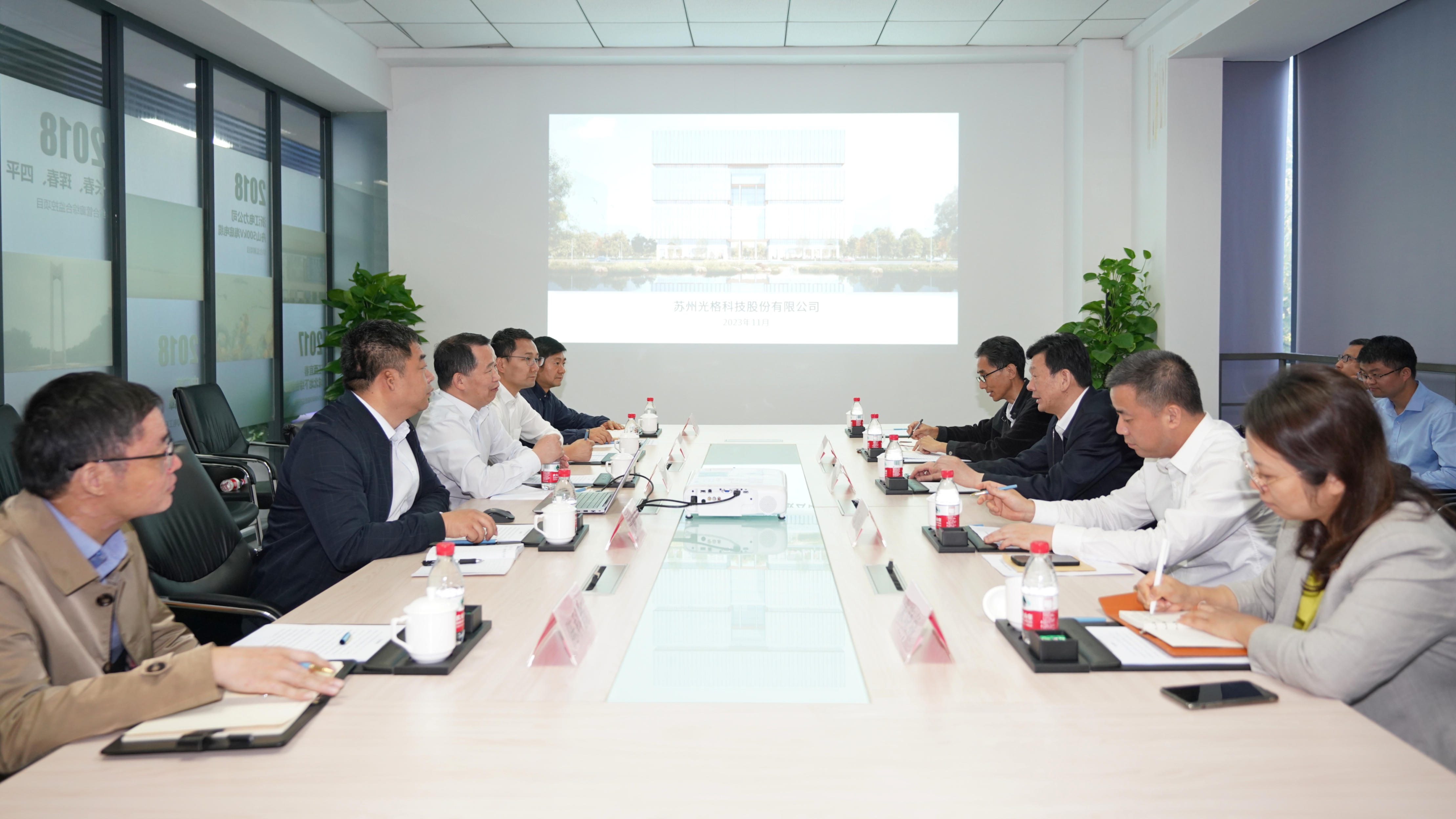 苏州市委常委、园区党工委书记沈觅一行走访调研2939威尼斯科技